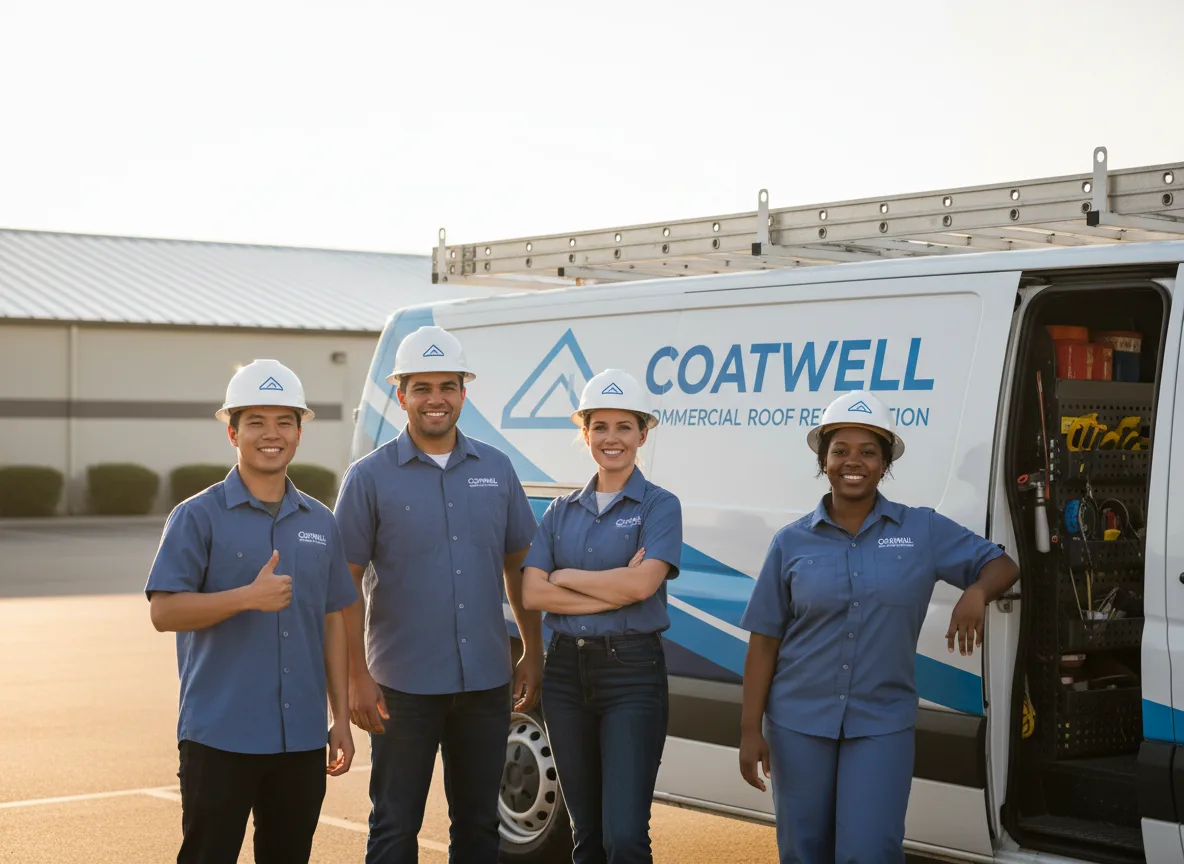 Commercial roof coating company in Seaford, NY